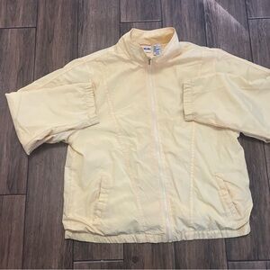 Cherokee Jacket Mens Medium Long Sleeve Yellow Full Zip